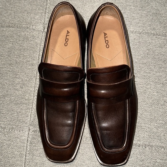 New Mens Brown Aldo Loafers main image 4